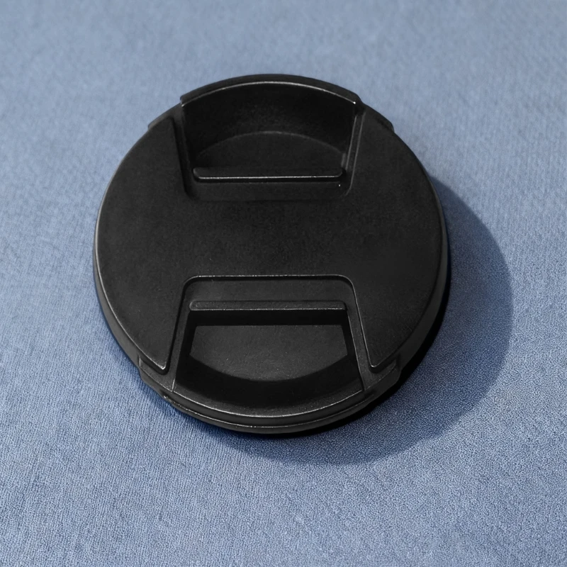 Pack of 2pcs 49mm Universal Lens Cap Compatibility Inner Clip Structure Reflection Proof Design ABS Rubber Blended