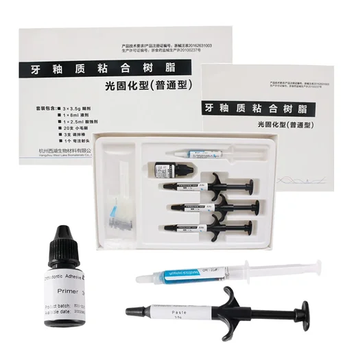 Imagen 2 del producto Juego de adhesivos para soporte Dental S/L, pegamento adhesivo esmaltado para curado ligero, Material de resina de ortodoncia, accesorios de herramientas para clínica de dentista