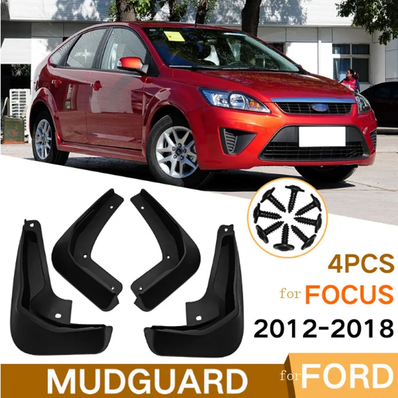 

Car Mud Flaps Rear Mudguard Splash Guards Fender Mudflaps For FordFocus 2 MK2 MK2.5 Saloon Sedan 2005-2011 2012-2018