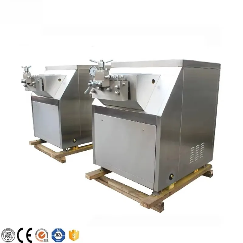Two Stage High Pressure Homogenizer 500 1000 2000 3000 4000 5000L for Milk Beverage Production Custom