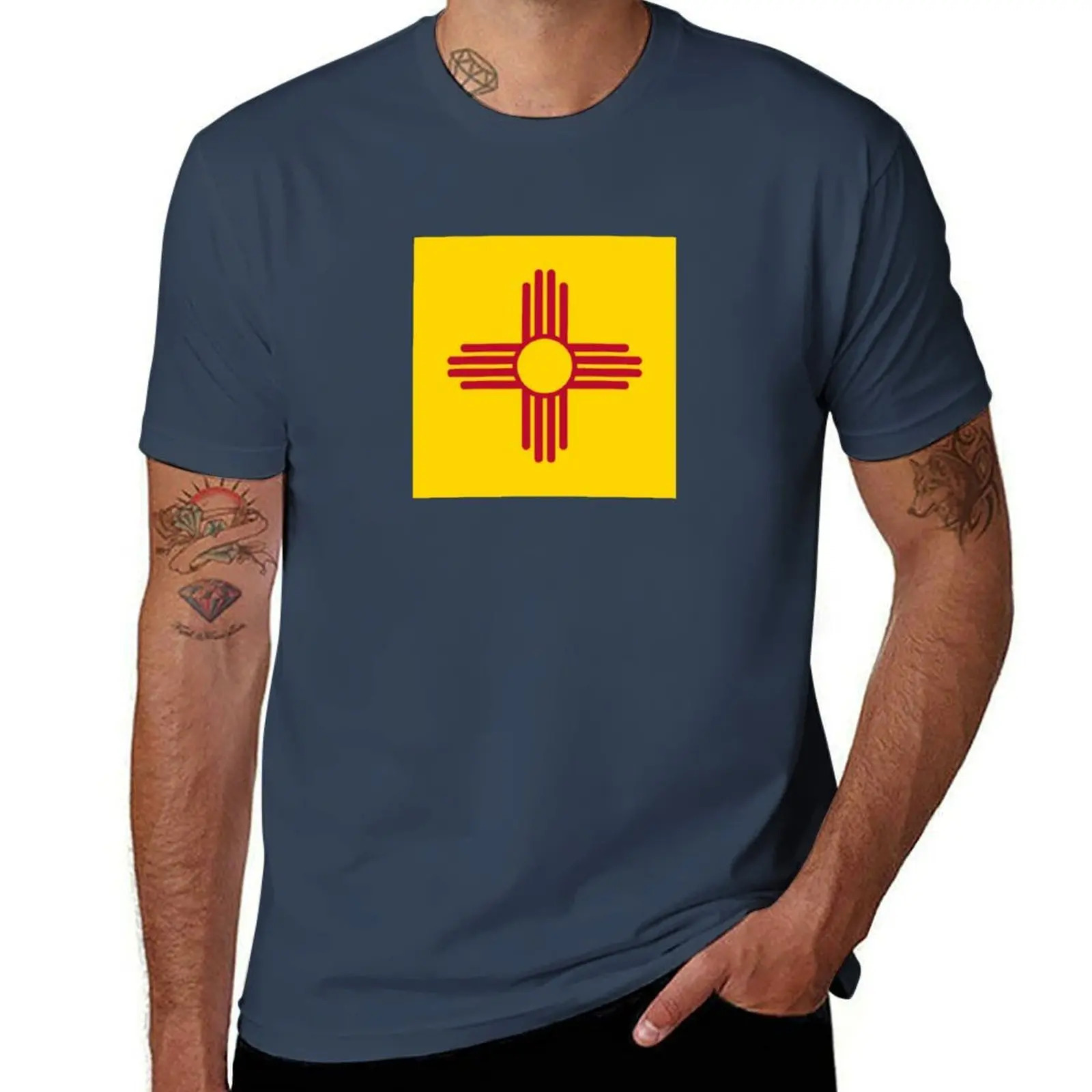 

the zia symbol T-Shirt Soft Cotton Print T-Shirt