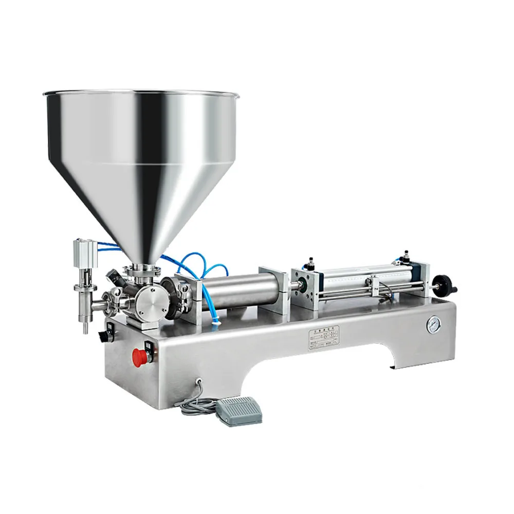 Semi Automatic Piston Filling Machine Paste Ketchup/Mayonnaise/Jam/Chili Sauce/Honey Filling Machine