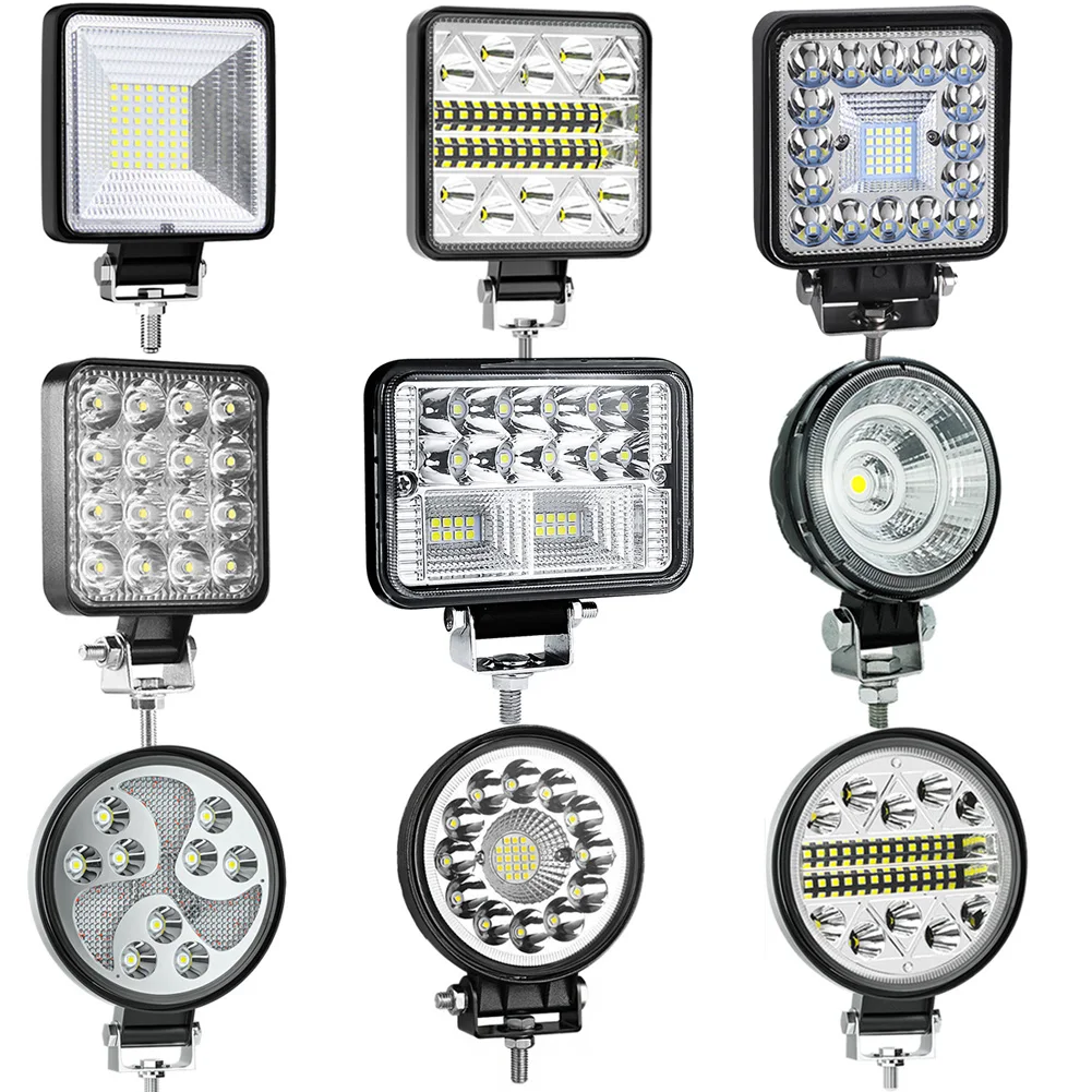 12 В 24 В светодиодная балка для внедорожника точечное прожекторное комбинисветодиодный ное светодиодное рабочее освещение COB SMD для грузовика трактора внедорожника 4WD 4x4 лодки ATV бара передсветильник s