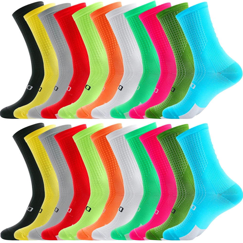 2023 Breathable socks slip Socks Football Outdoor Basketball Non Cycling Protect Feet Wicking Bike Running Football Sport Socks