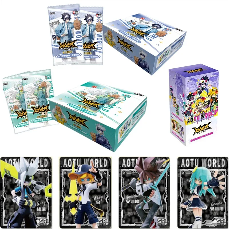 

Official Genuine AOTU World 8th Edition Deluxe Fantasy Travel Gold Silver Edition Anime Peripheral Collection Cards Gifts Toys