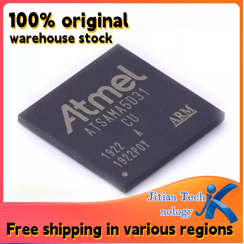 100% original inventory 1PCS ATSAMA5D31A-CU logo ATSAMA5D31-CU LFBGA-324 Channel direct sales