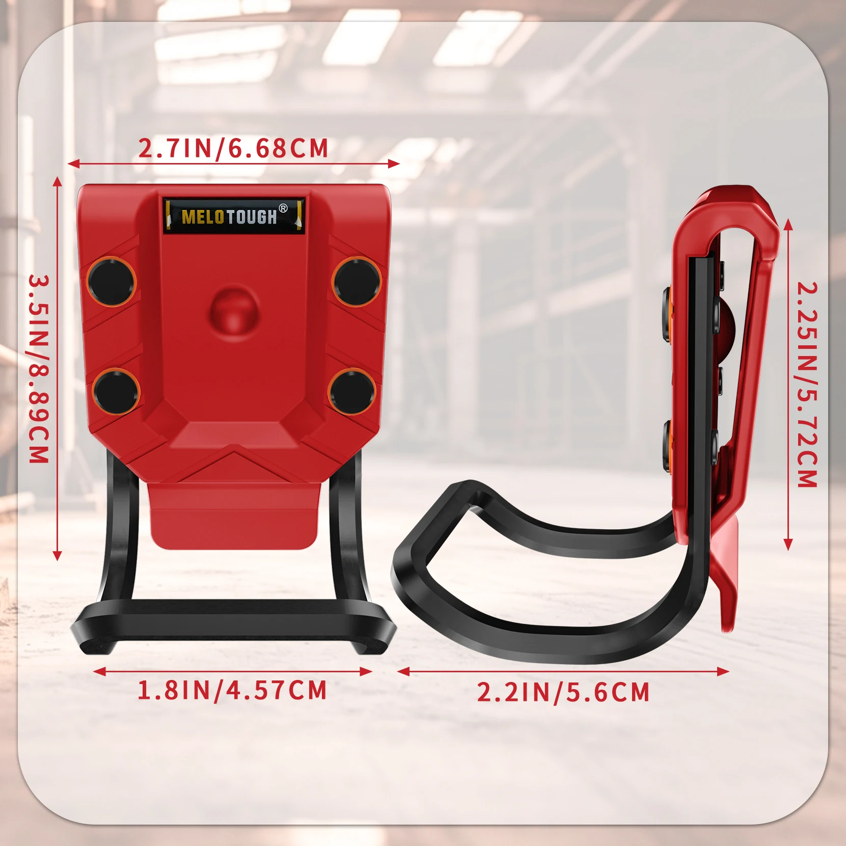 MELOTOUGH Hammer Holder for Belt, Hammer Loop, Hammer Holster, Hammer Belt Holder
