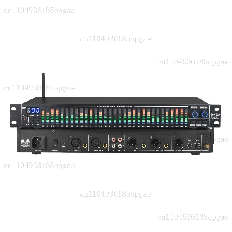 EQ31 Stereo Equalizer 31-segment Fi Home Stage High-end High School Hi Processing Fever Bluetooth