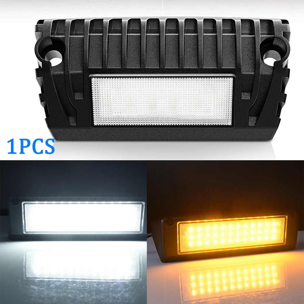 Mictuning 12v 24v 6500K RV Led Exterior Porch Light Outdoor Camping Awning Lighting Scene Work Lamp or Caravan Camper Trailers