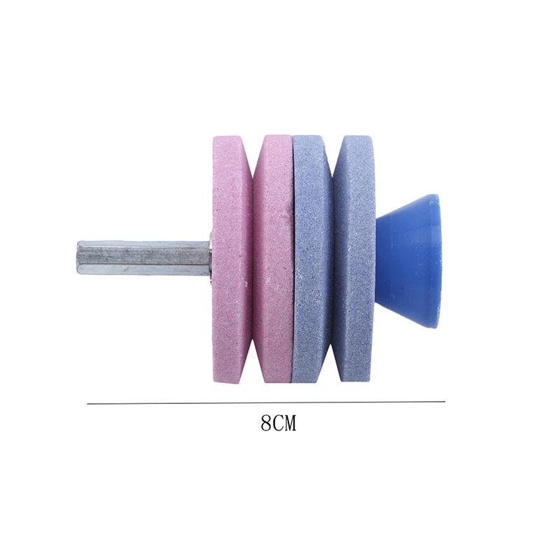 เจาะ Sharpener เครื่องมือทําสวนมีดเครื่องบดเจาะ Universal Sharpening เจาะเครื่องตัดหญ้ามีด Sharpener