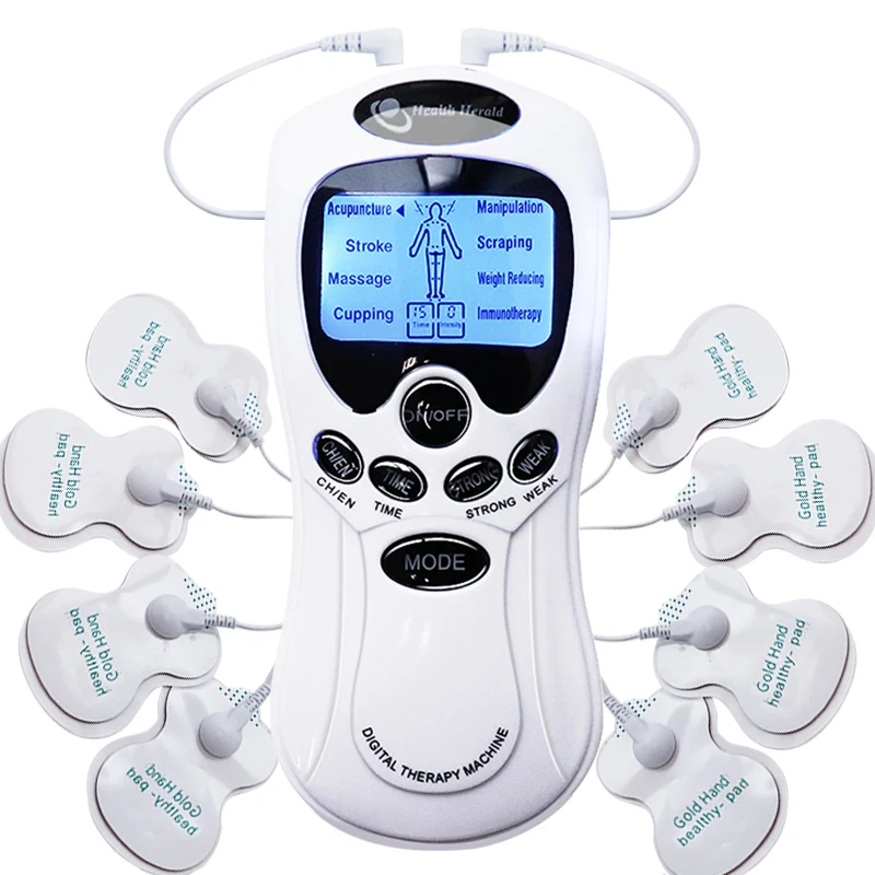 8 Mode Electric Tens Muscle Stimulator Ems Acupuncture Body Massage Digital Therapy Machine Electrostimulator Body Care Massager image 2