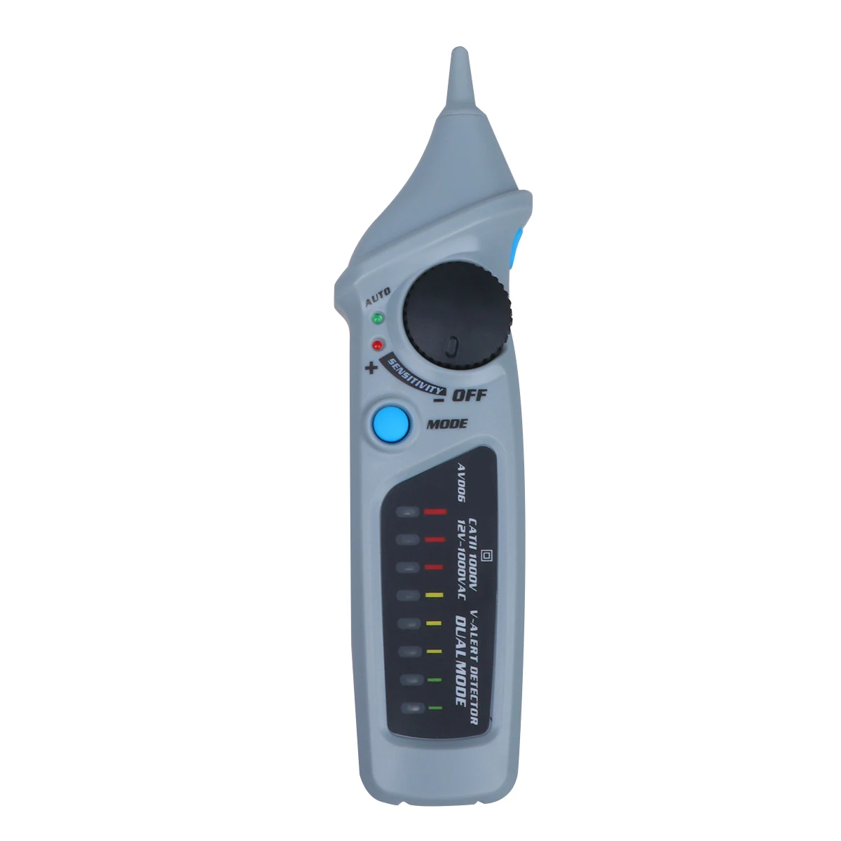 

Contactless Voltage Tester Electric Pen Auto Manual Mode Sensitivity Adjustable Live Wire Distinguisher Breakpoint