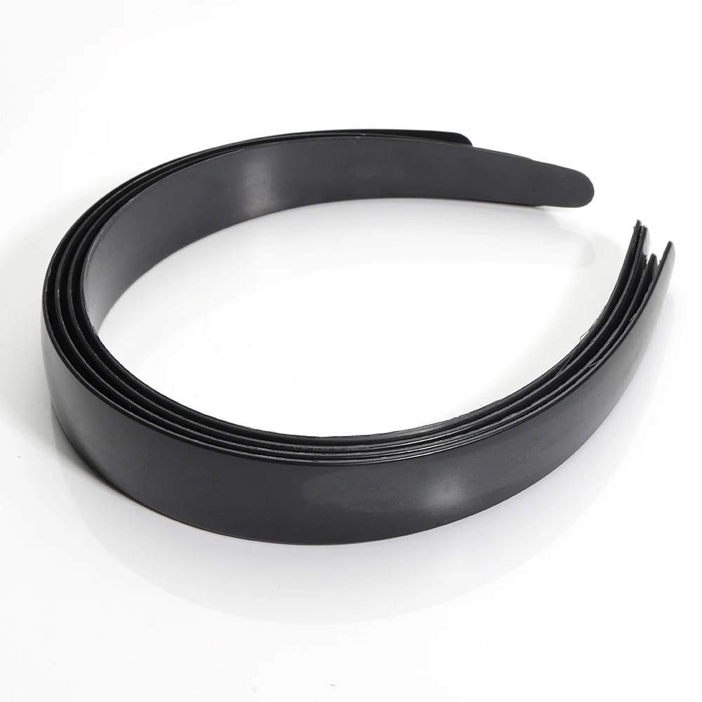 5pcs/lot Black Plastic Headbands Base 1.5-4 cm Width Soft ABS Material Head Hoops Blank Headbands Bezel for DIY Jewelry Making