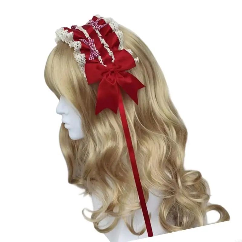 Fashion Hairpiece Anime Bows Hairband Washable Practical Hairband Suitable For Themed Parties Photoshoots
