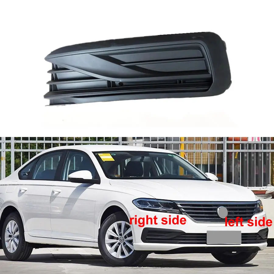 For Volkswagen VW Lavida Plus 2018 2019 2020 2021 Front Fog Lamp Frame Anti Fog Lamp Cover Front Bar Grille Decorative Cover