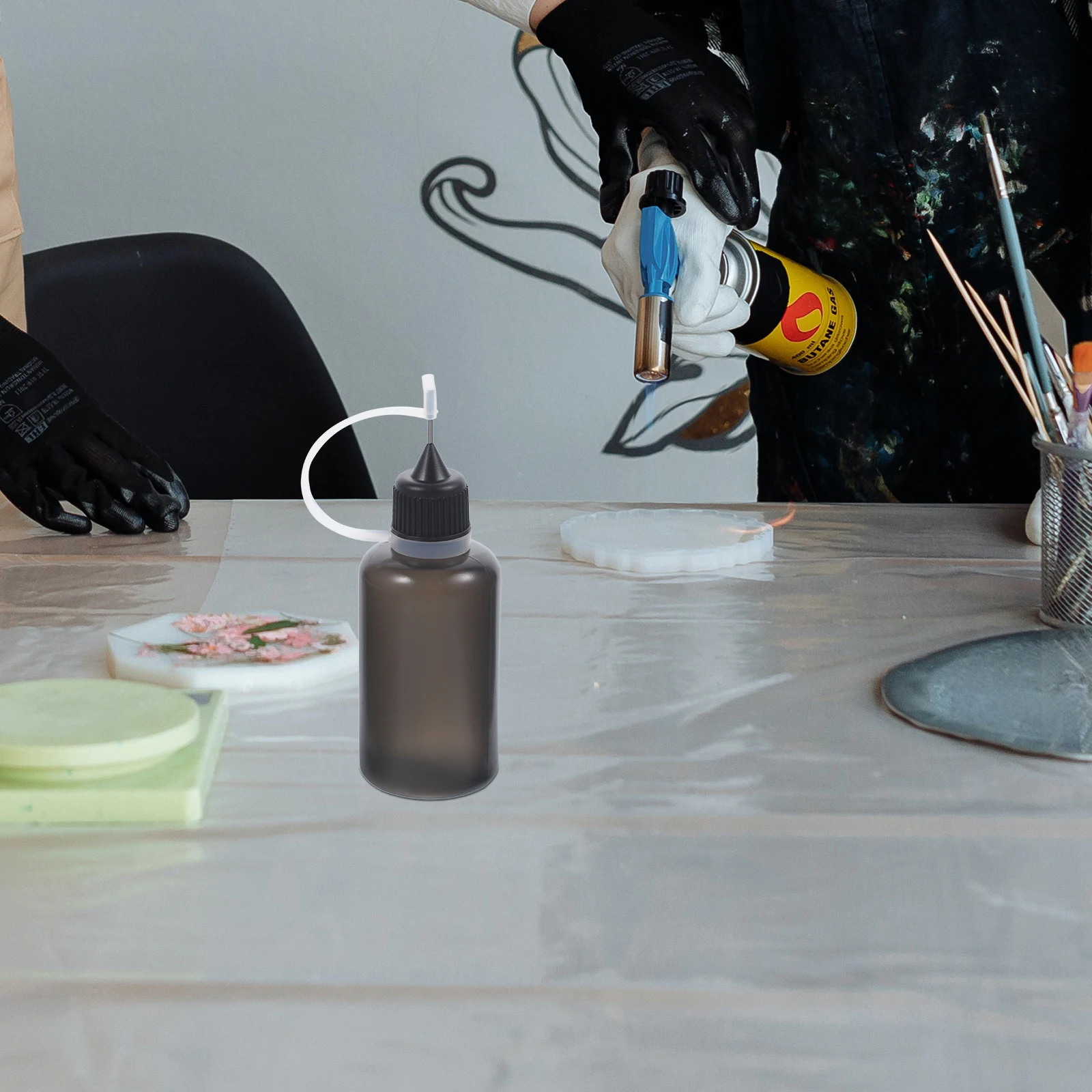 

10Pcs Needle Tip Glue Bottle Reusable Portable Professional Handmade Crafts Accessories Glue Bottle Home Accessory