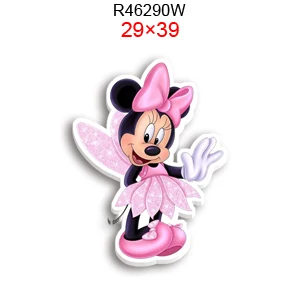 Minnie Daisy Disney z płaskiego płaskiego płaskiego grzbietu do DIA, dzięki czemu kolczyki do włosów prezentują wystrój torby żywica akrylowa 10