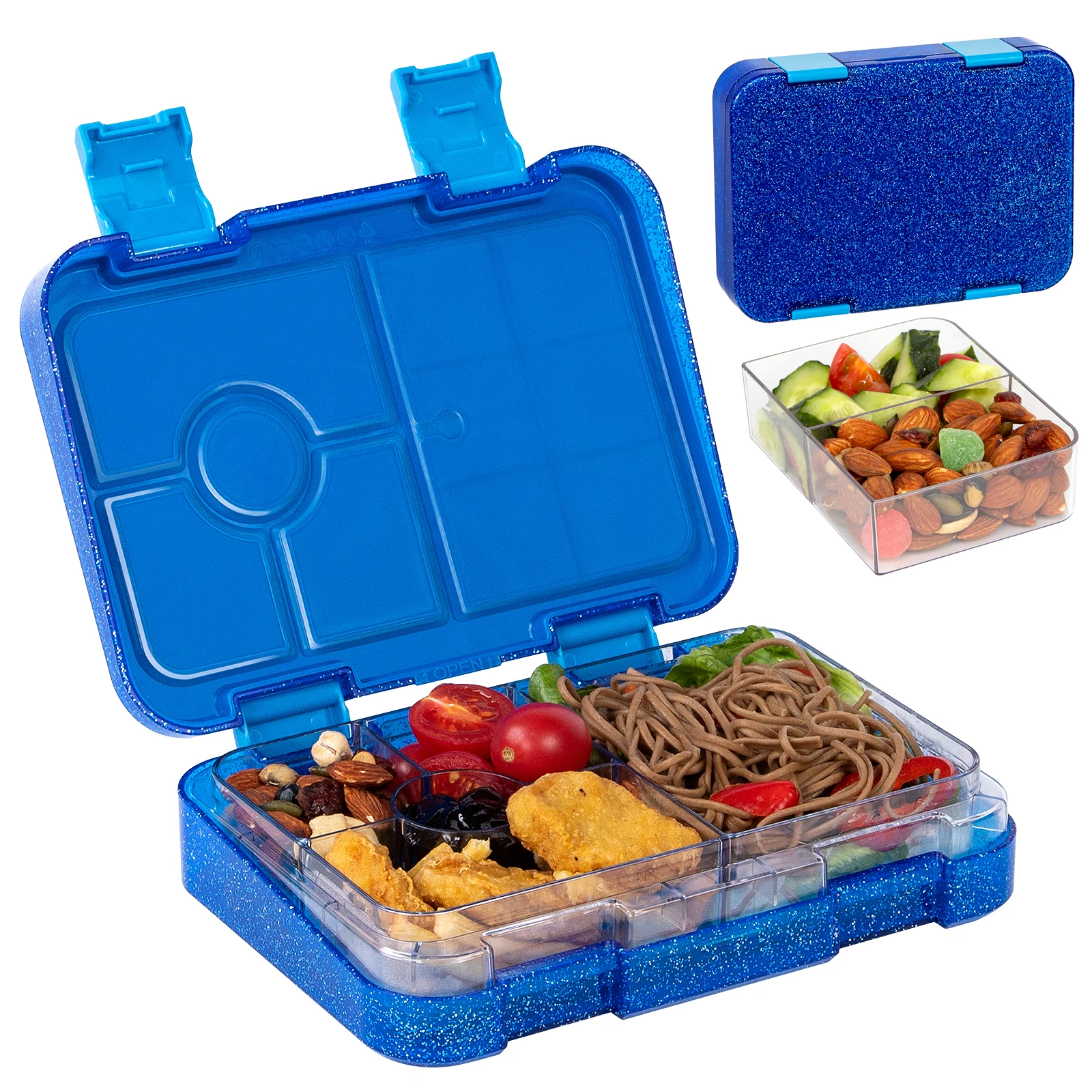 Tragbare versiegelte Lunchbox für Studenten, Bento-Box, Mikrowelle, erhältlich, Heizung, Schule, Büro, Personal, Obst, Lebensmittelbehälter, Gabeln, Löffel
