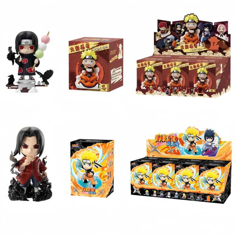 

Anime Naruto Blind Box Action Figure Uzumaki Naruto Uchiha Sasuke FUNISM Original Collect Model Ornaments Toys Birthday Gifts