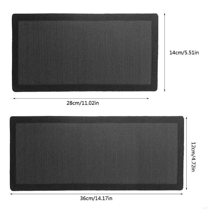 

14x28mm/12x36mm PC Chassis Cooling Dust Filter Magnetic PVC Net Guard Fan Cover Dustproof Computer Mesh Accessories
