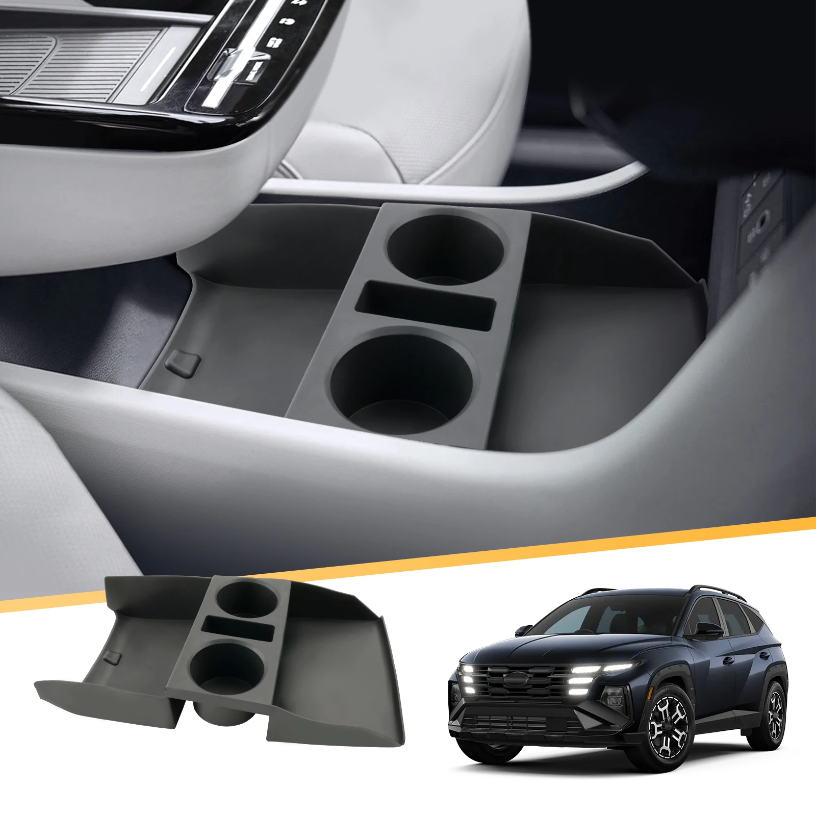 LFOTPP Car Central Storage Box for Hyundai Tucson NX4 2025 2026 Armrest Storage Box Auto Hyundai Tucson 2025 Accessories