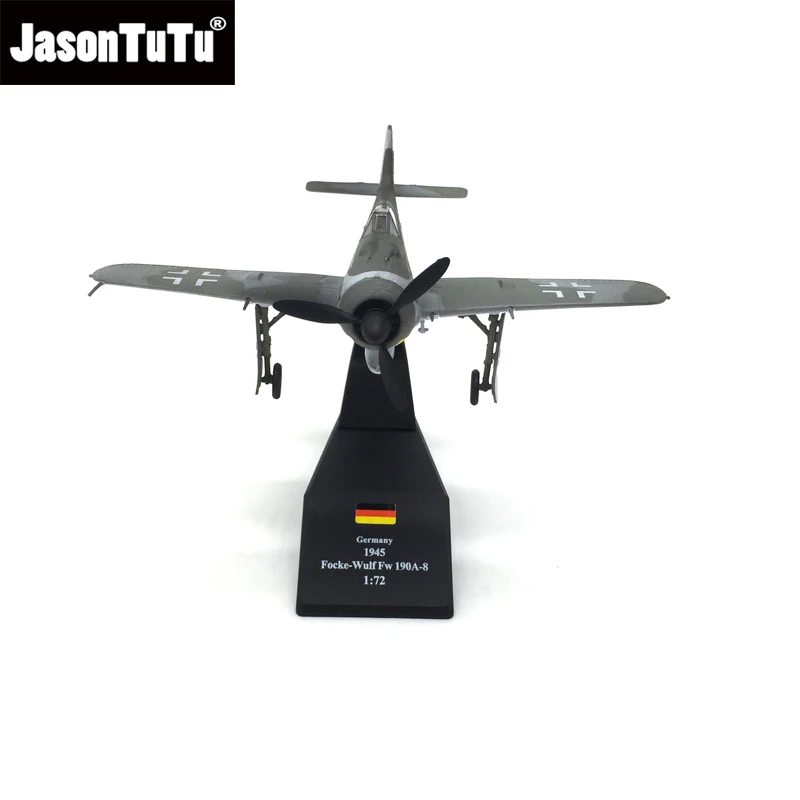 JASON TUTU 1/72 Scale (Focke-Wulf)Fw-190 Fighter Alloy Military Aircraft Model Diecast Metal Model Plane Drop shipping