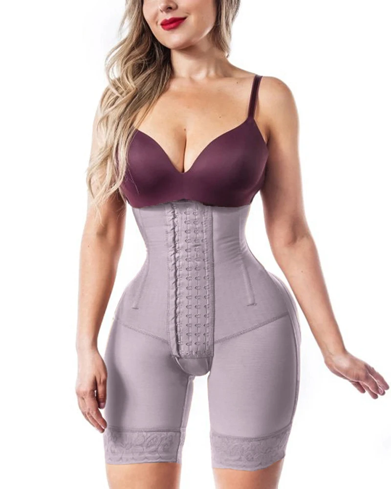 Fajas Colombianas Waist Trainer High Compression BBL Shaper Tummy Control Slimming Sheath Flat Belly Latex Bones Belt Modeling