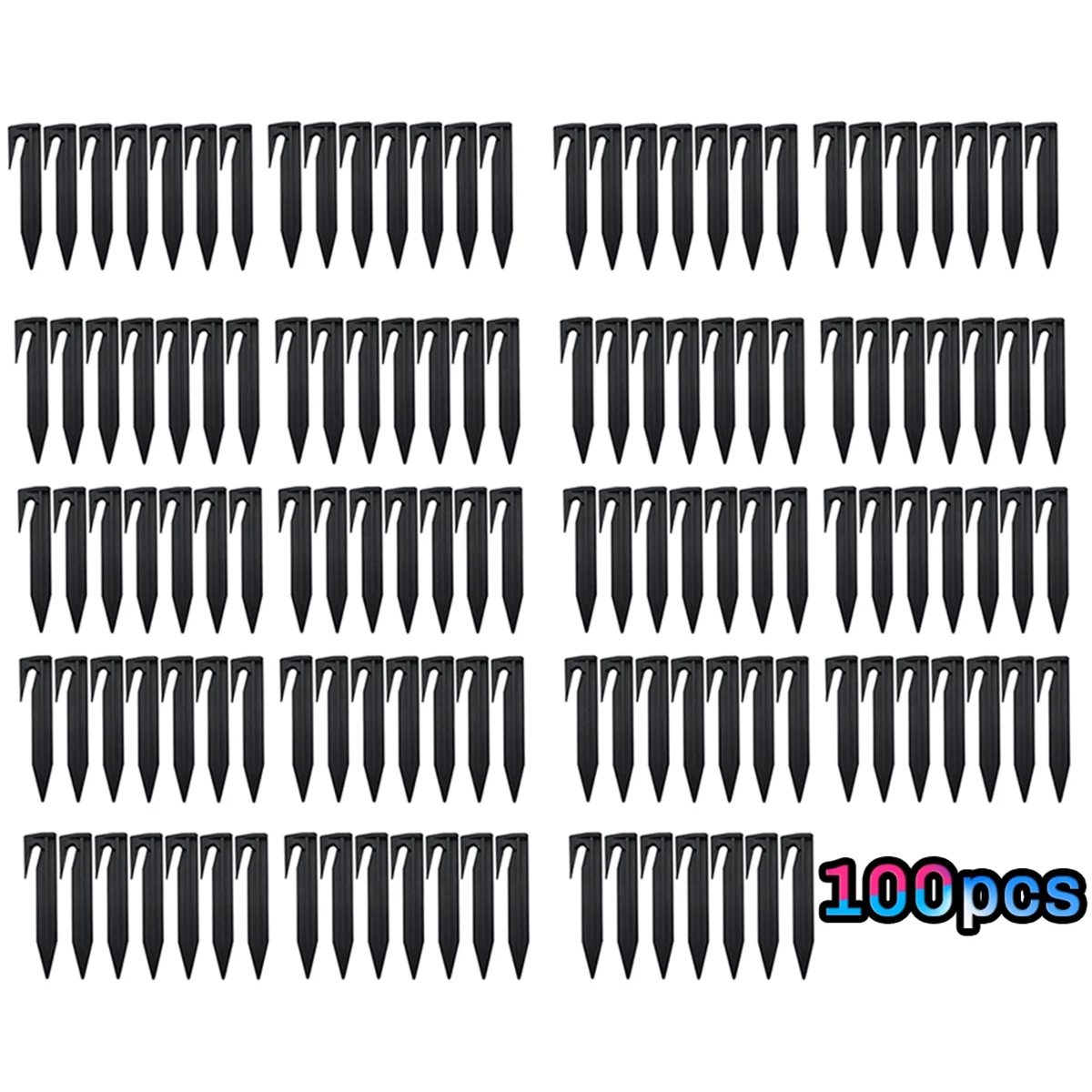 100pcs Lawn Mower Peg Boundary Nail Ground Spikes Fixing Pins for Securely Anchoring Robot Mower Lawn Mower Accessories