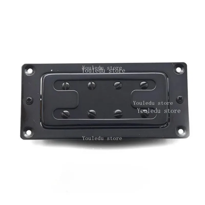 Suitable for H-shaped copper cap four string electric bass pickup, four string electric bass with metal frame, silver pickup