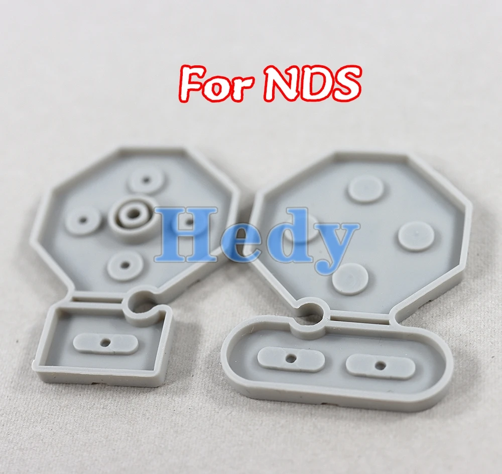 NDS 컨트롤러용 전기 전도성 고무 단추 패드 세트, DS Lite용 NDSL 교체, 5 세트