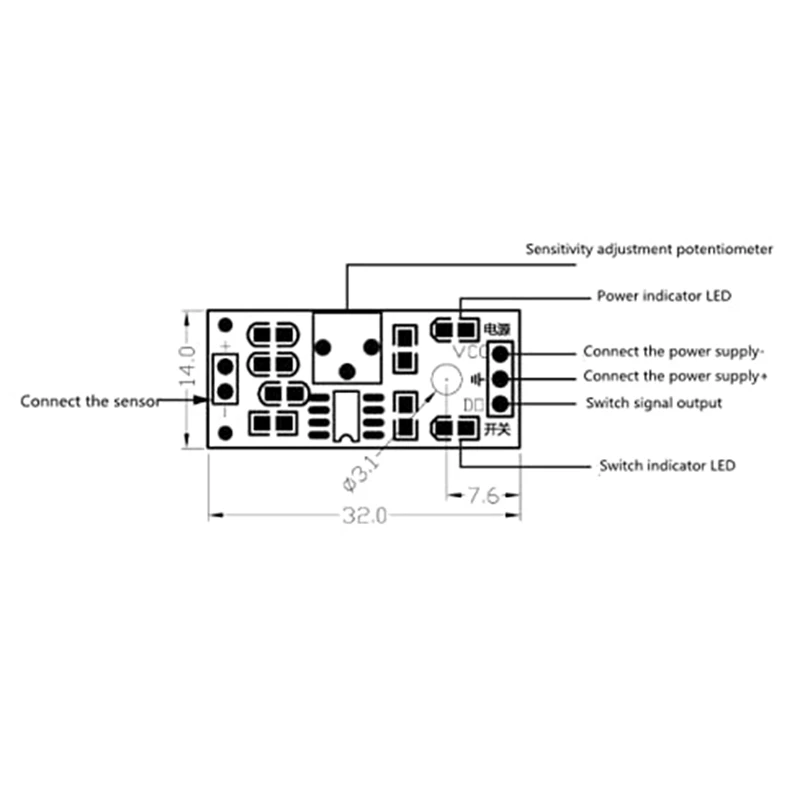 5MM LDR fotosenzitivní senzor modul senzor modul digitální lehký detekce LM393 3 kolíků pro arduino