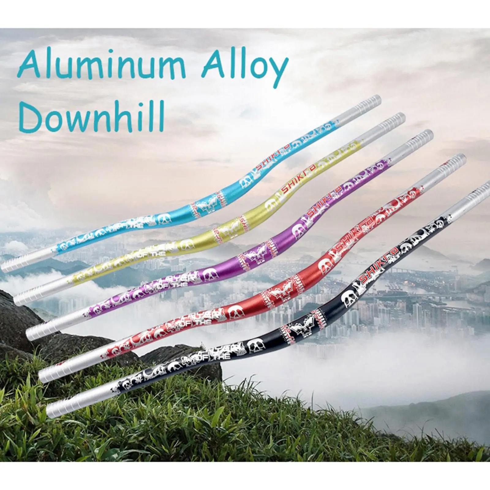 

31.8mmx720mm 780mm road aluminum handlebar descent cycling riser bar