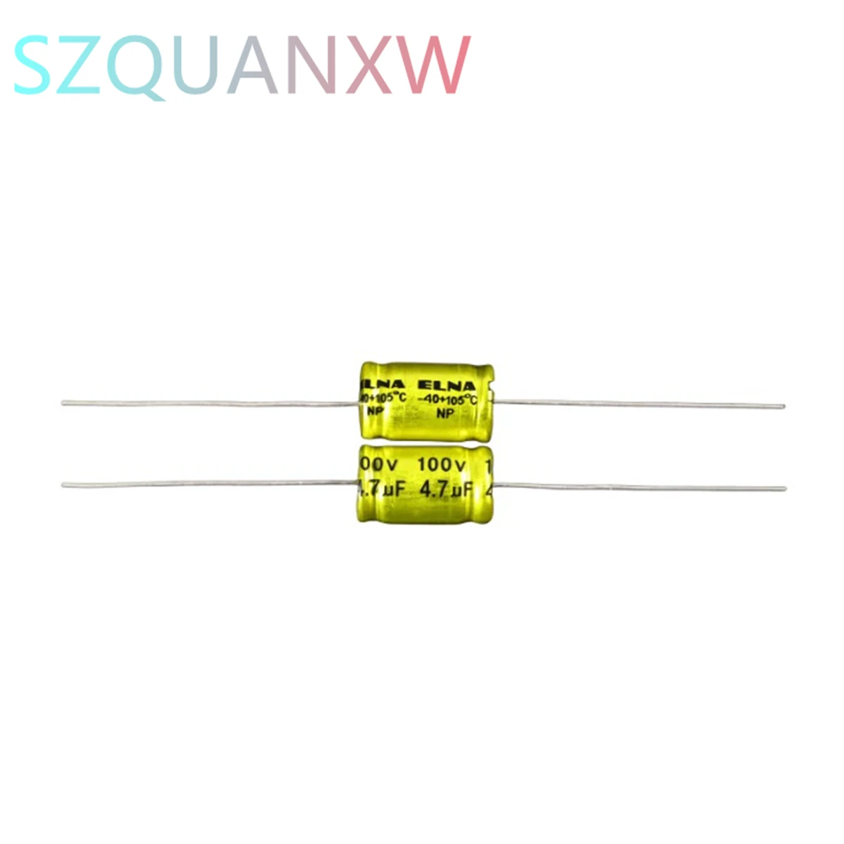 10PCS High Pitched Speaker Set with  NP Capacitor 100V Various Capacitance Options 2.2/3.3/4.7/6.8/10/100UF