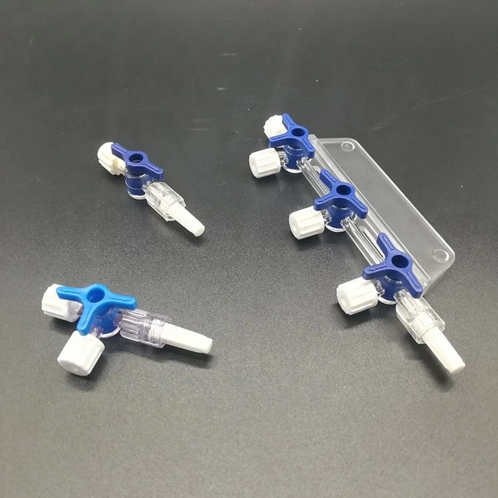 10 قطعة صمام محبس ثلاثي الاتجاه للاستعمال مرة واحدة EO أداة جراحية بلاستيكية طبية معقمة للرعاية الصحية #5