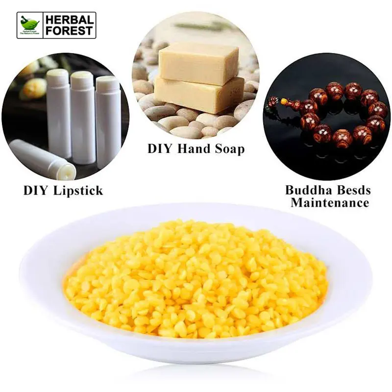 Pure Natural Yellow Beeswax Cosmetic Grade Top Quality for DIY Lip Balms Lotions Candles Bees Wax Pastilles Raw Material