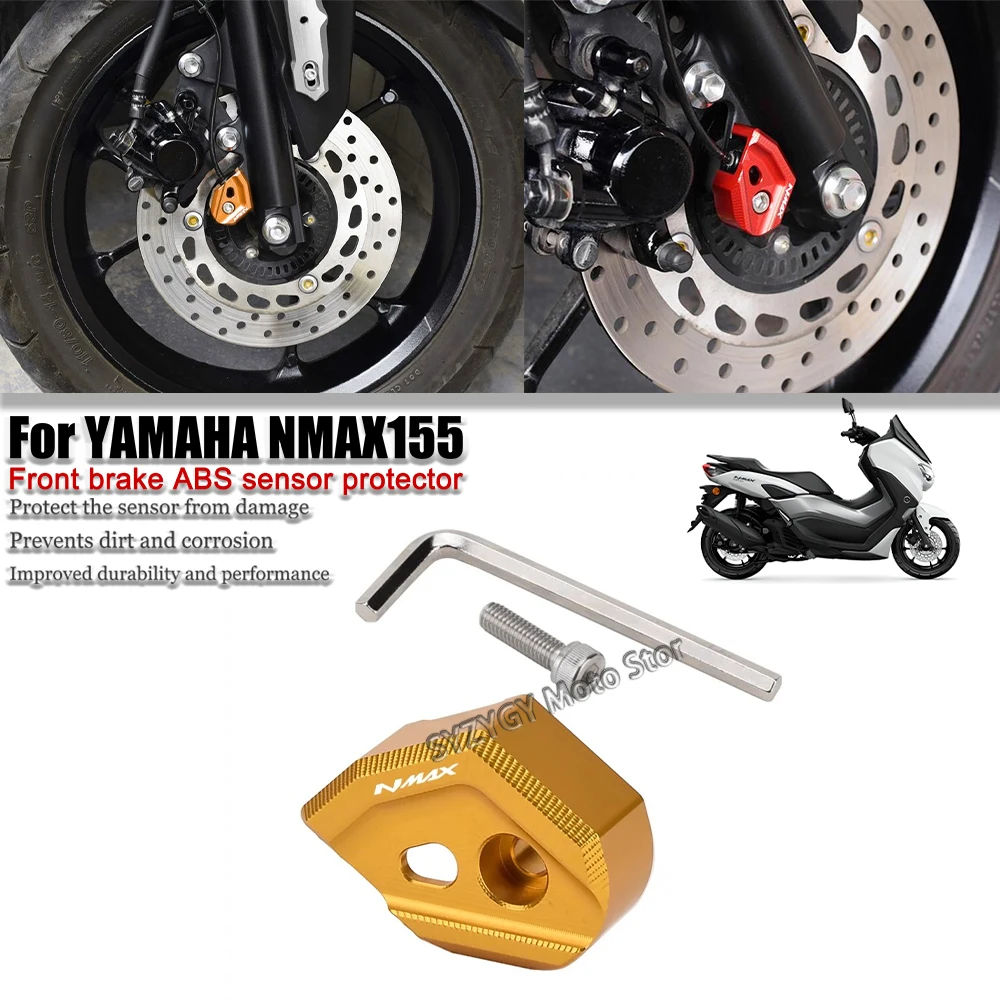 

For Nmax155 nmax155 Motorcycle Accessories Front Brake ABS Sensor Protective Front Wheel ABS Sensor Guard Protector