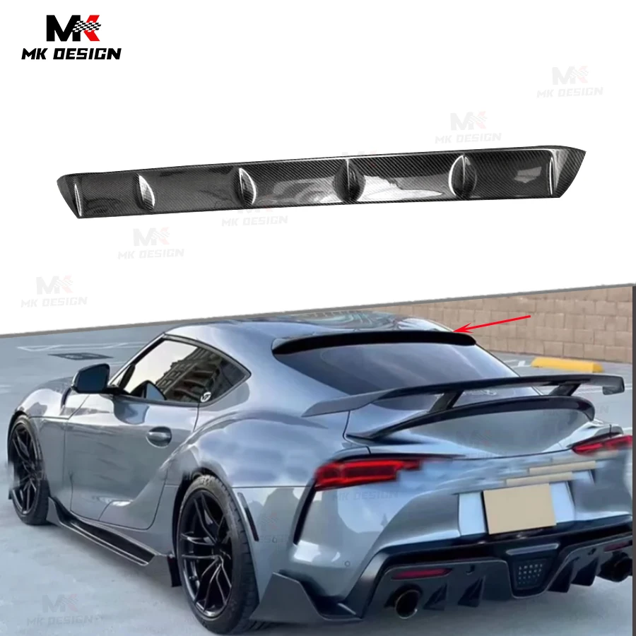

Carbon Fiber Rear Roof Spoiler for Toyota Supra GR A90 A91 MK5 2019-2024 Roof Wing Auto Parts