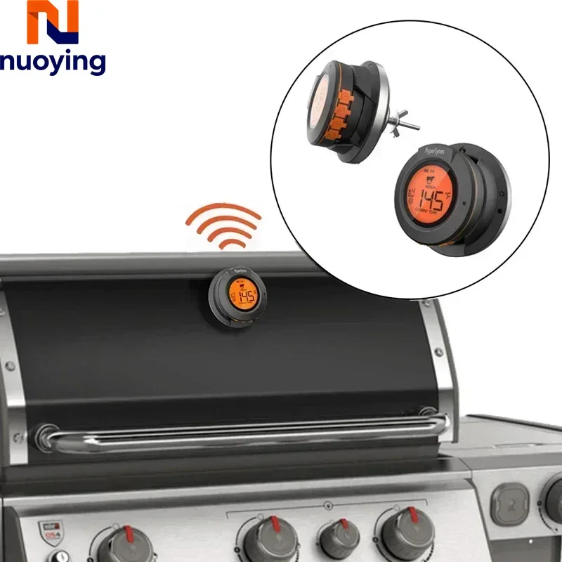 2026 Verbessertes Kabelloses Bluetooth-Fleischthermometer, Digitales Kochthermometer für BBQ, Grill, Ofen und Smoker