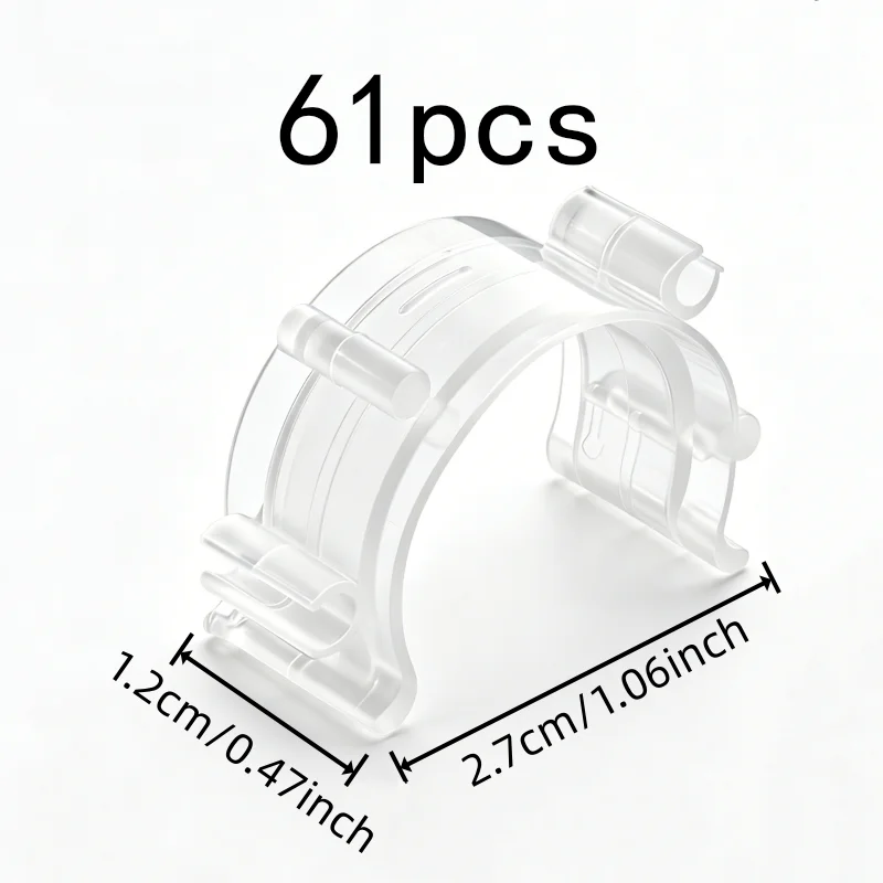 61 pcs Sewing Bobbin Keepers for Thread Organizing, Fits Standard Bobbins, Prevents Bobbin Unwinding
