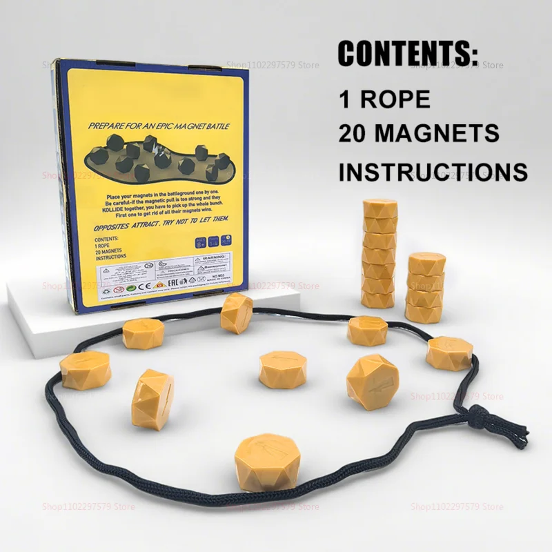 Magnetisches interaktives Magnet-Brettspiel für Kinder und Erwachsene, Familienspaß, Tischstrategie, Lernspielzeug, perfekt für Kindergeschenke