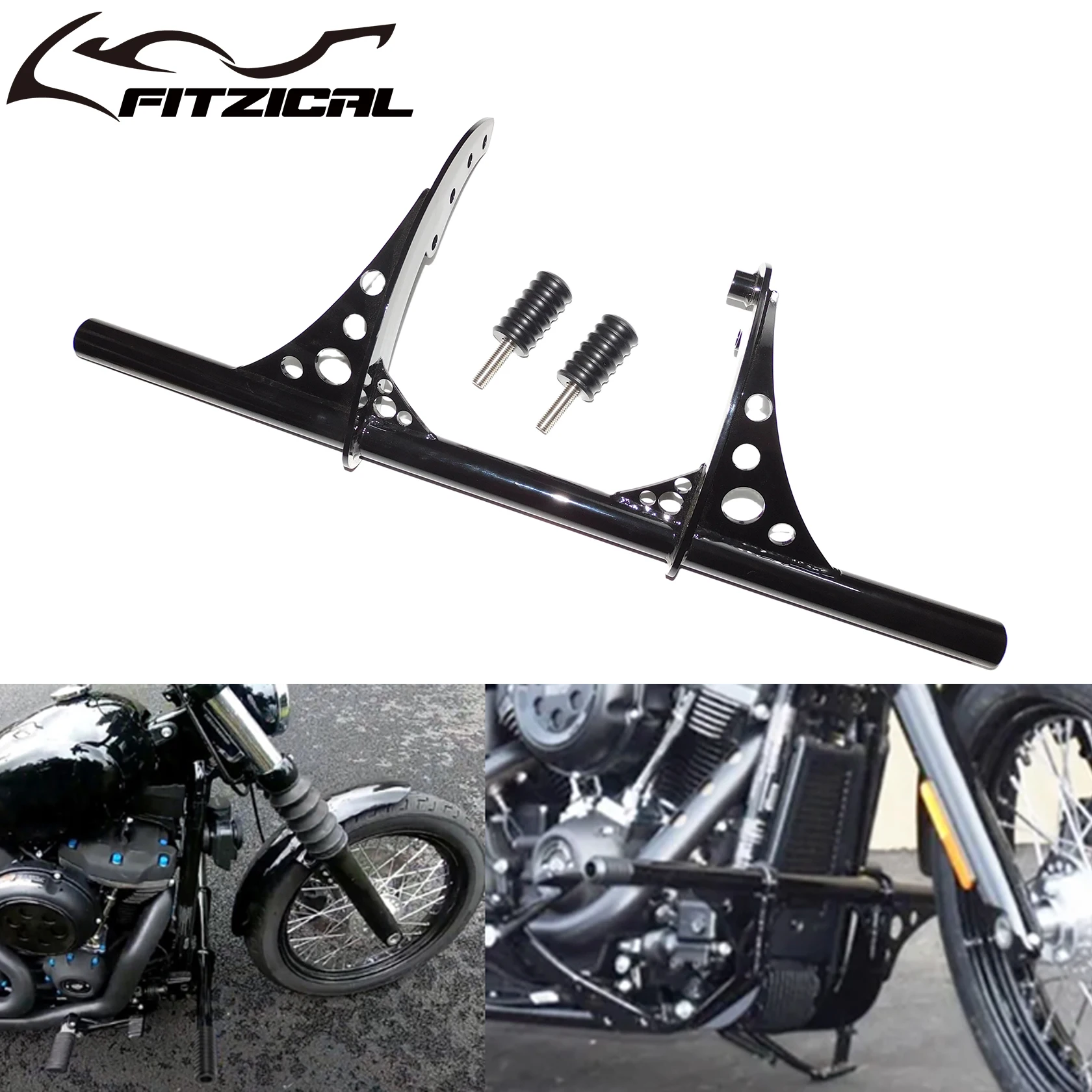 Motorcycle Highway Engine Crash Bar Engine Slider Guard Bumper Frame Protector For Harley Softail Street Bob Low Rider 2018-2021