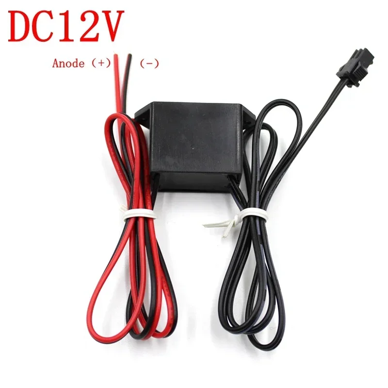 DC12V Power Supply Adapter Driver Controller Inverter For (Small 1-5M/Big1-10M ) Car El Wire Light ambient light DC To AC