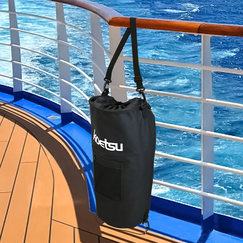 

Портативная водонепроницаемая мусорная корзина для лодок, морская мусорная емкость, уличный мешок для мусора для рыбалки, кемпинга, каяков, понтонных лодок