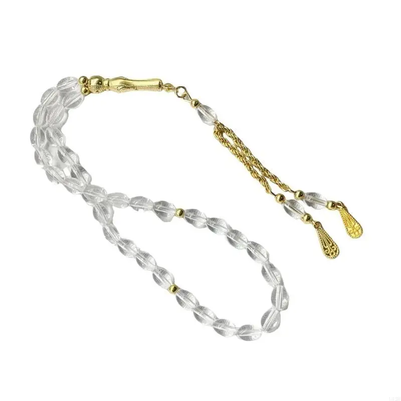 Muslime Tasbih Rosenkranzperlen Islams Gebet Gebet Muslime Islams Misbaha Armbänder