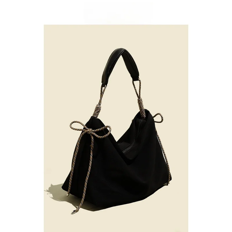 dsgutwo-borsa-tote-casual-in-tessuto-grande-capacita-con-nodo-in-corda-borsa-da-donna-per-pendolari-borsa-a-spalla-singola-trendy-stile-britannico-morbida-e-semplice