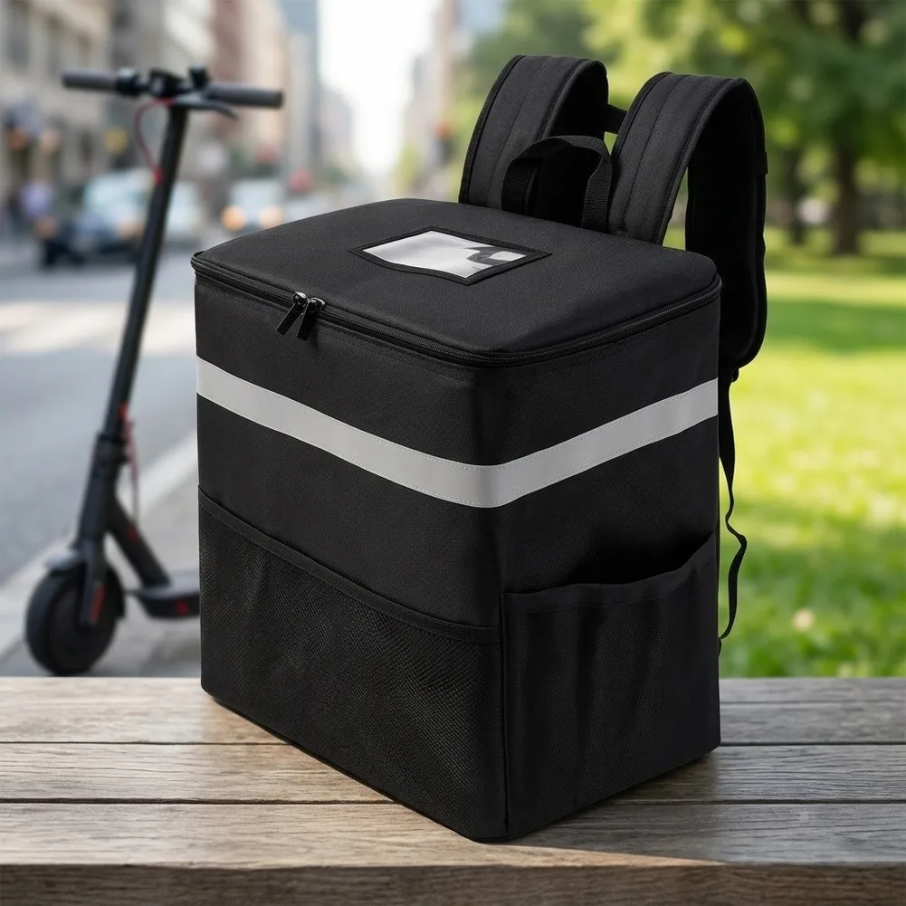 Spacious Food Transport Backpack with Insulated for liner for Hot Cold Items Outer Shell and Functional Layout for Daily Use