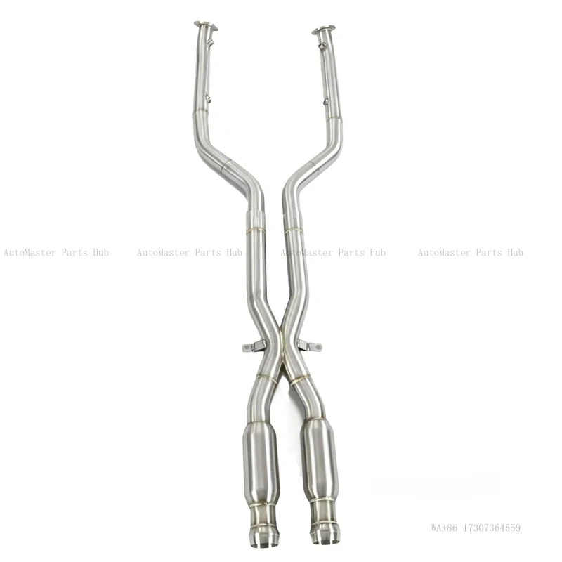 

Auto Performance Exhaust System MidPipe Stainless Steel Tuning Midpipe for C43 GLC43 3.0T SS304