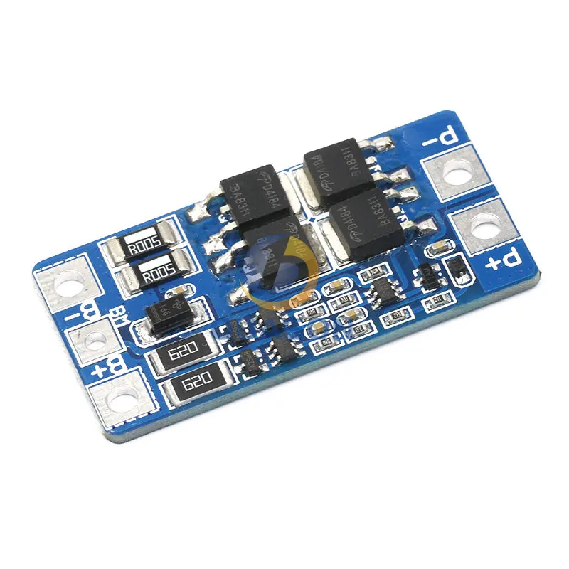 2S 10A 7.4V 18650 lithium battery protection board 8.4V balanced function/overcharged protection Good