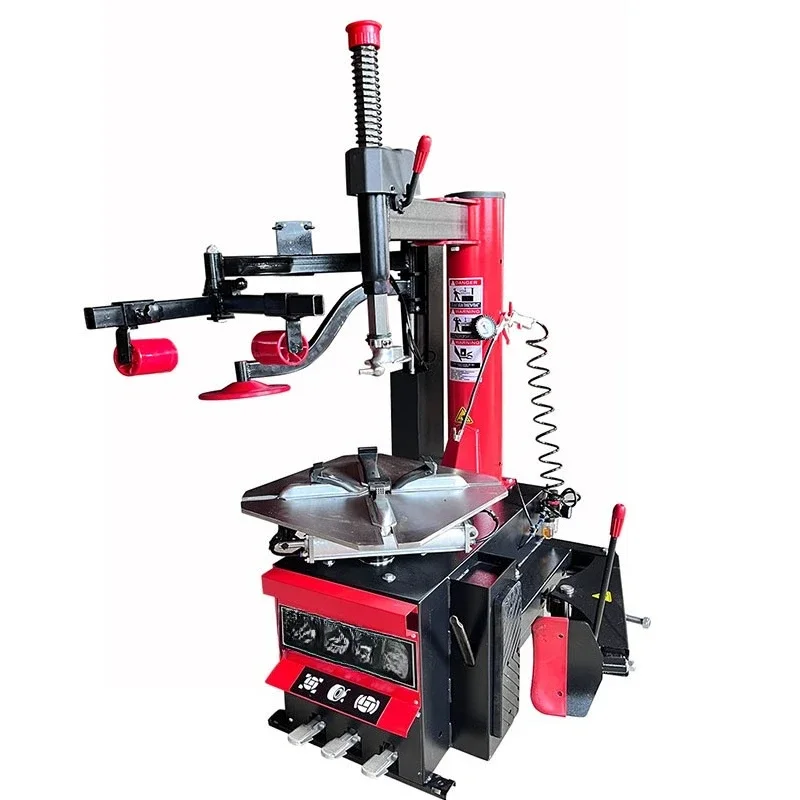 Auxiliary arm double pressure roller tire removal machine, small and medium tire removal machine