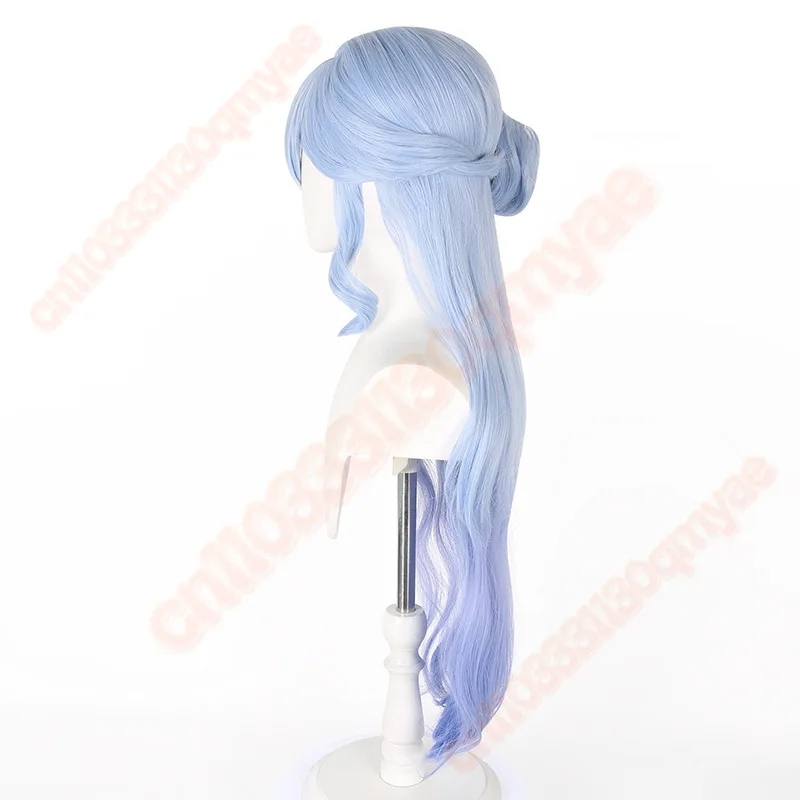 Honkai Star Rail Robin Cosplay Perücke 96 cm langes blaues Haar Sänger Sonntag Halloween Party für Frauen Mädchen